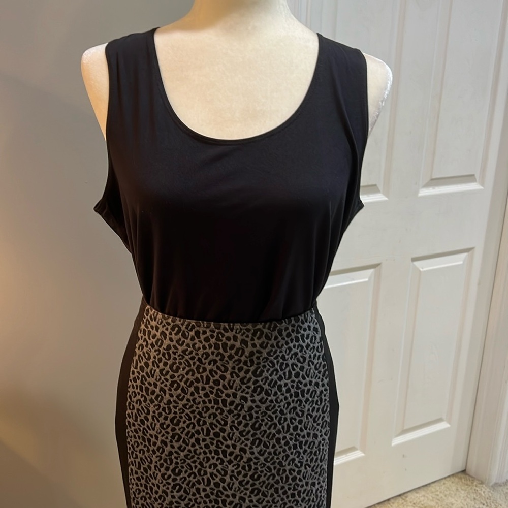 NWT CHICO’S Cheetah 🐆  Jacquard Shannon Pencil Skirt - Size 2 - Picture 9 of 16